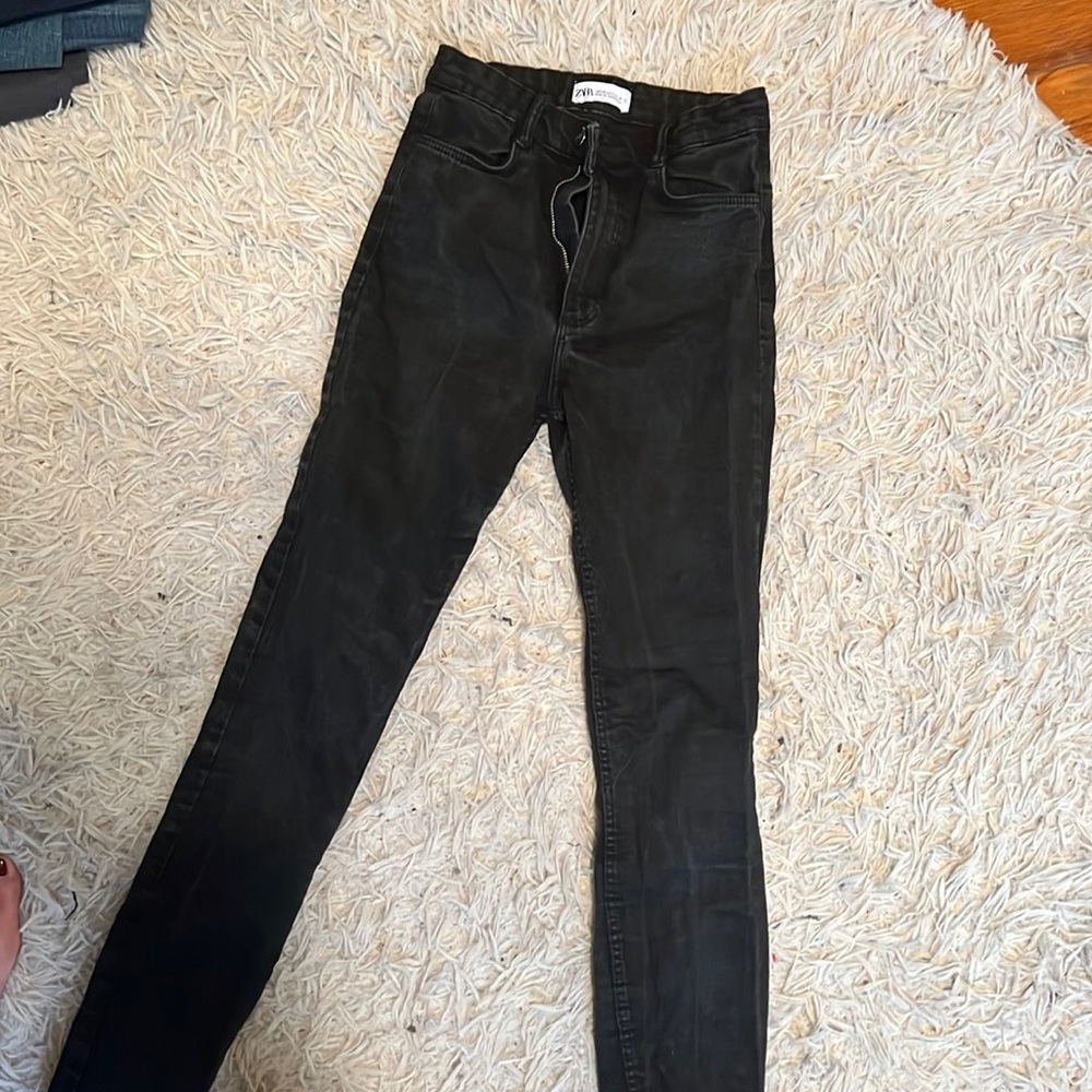 Super skinny high rise jeans